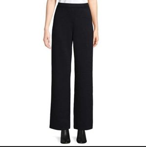 St. John Vintage Basics Santana Black Knit Pants Size 12